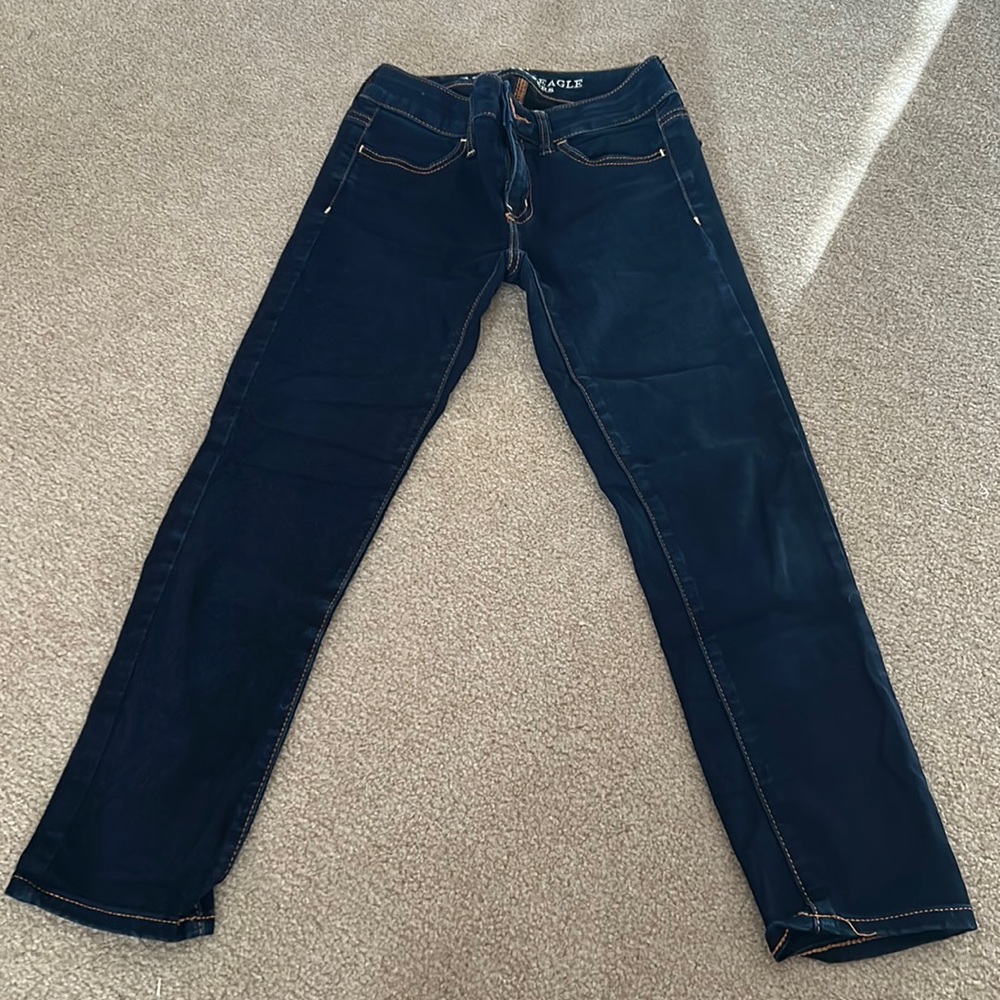 American Eagle jegging crop super super stretch, size 0